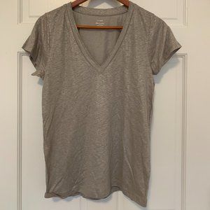 J.Crew Glitter Linen Blend Tee